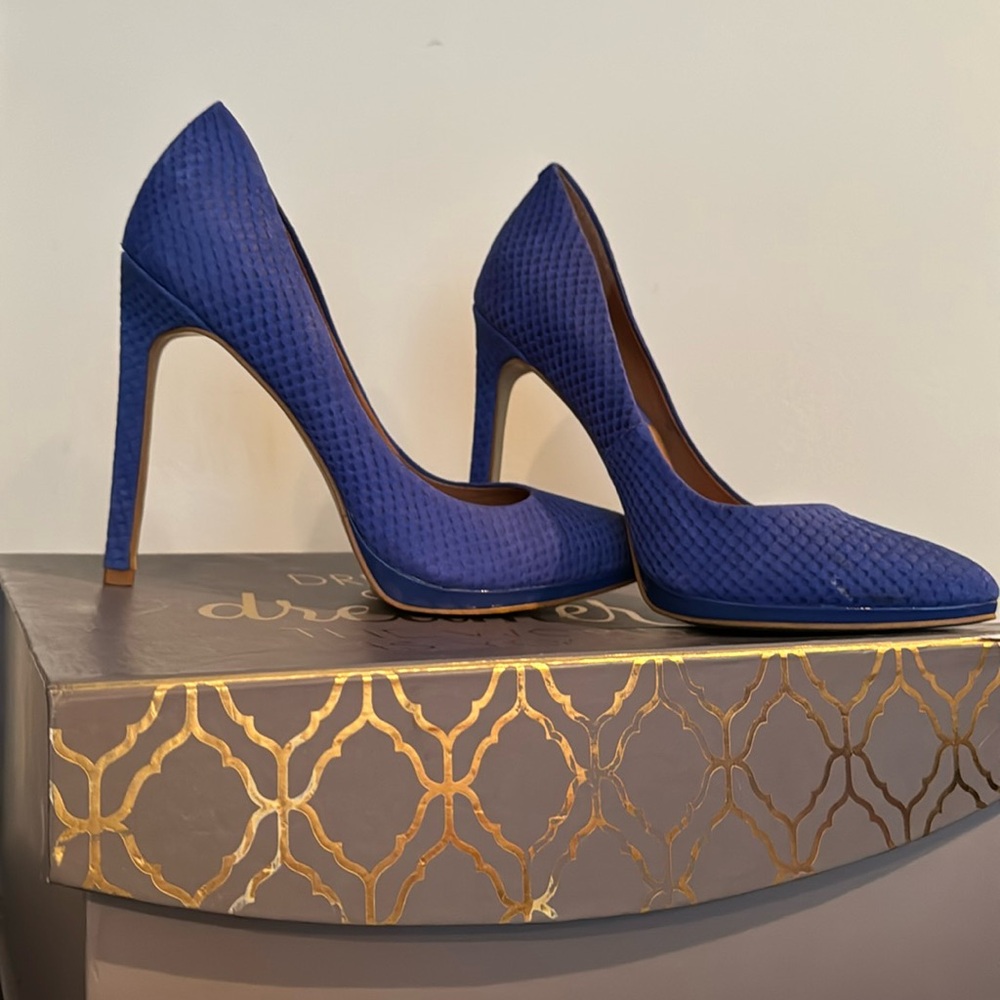 Aldo royal blue heels, pumps